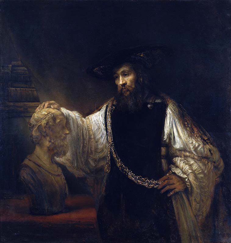 Aristotle Contemplating a Bust of Homer